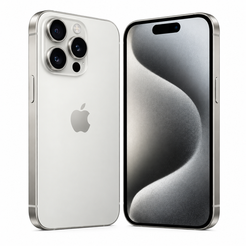 iPhone 15 Pro frente y dorso